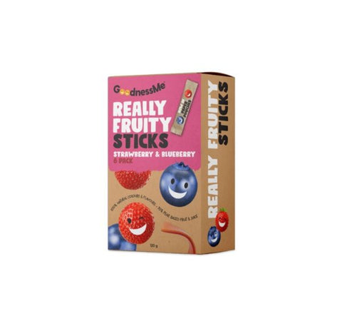 Goodness Me Fruit Sticks Strawberry & Blueberry