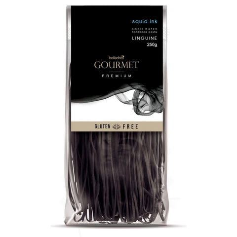 Belladotti GF Pasta Squid Ink Linguine (250g)