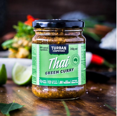 Turban Chopsticks Thai Green Curry