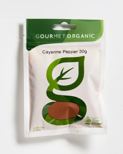 Gourmet Organic Pepper Cayenne Organic (30g)