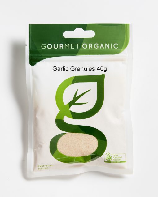 Gourmet Organic Garlic Granules Organic (40g)