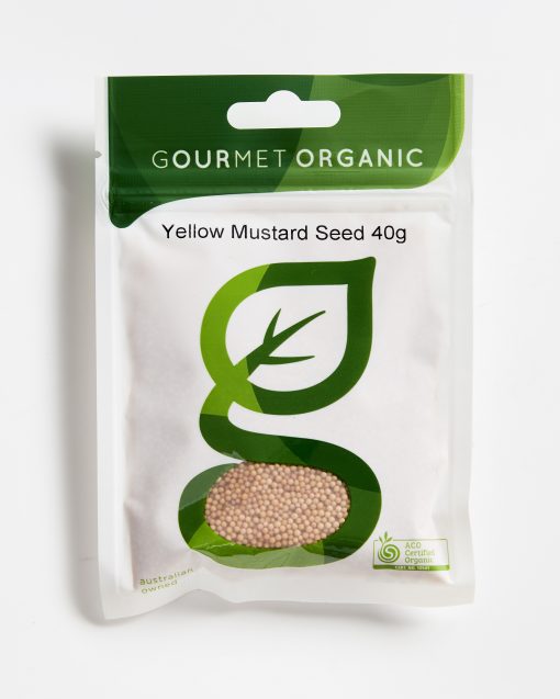 Gourmet Organic Mustard Seed Yellow Organic (40g)