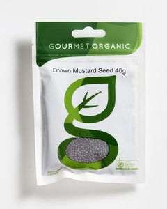 Gourmet Organic Mustard Seed Brown Organic (40g)