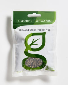 Gourmet Organic Pepper Black Cracked Organic (45g)