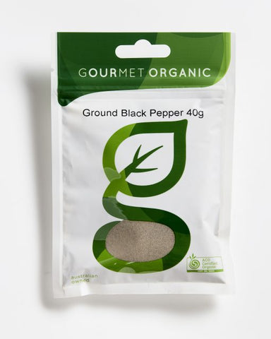 Gourmet Organic Pepper Black Ground (40g)