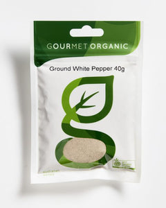 Gourmet Organic Pepper White Ground Organic (40g)