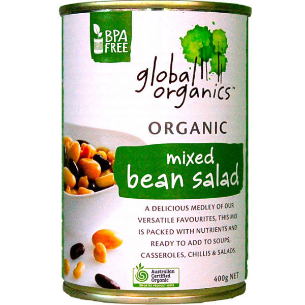 Global Organics Mixed Bean Salad (400g)