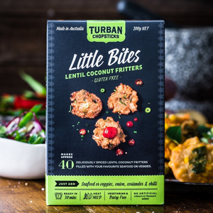 Turban Chopsticks Lentil Coconut Fritters (200g)