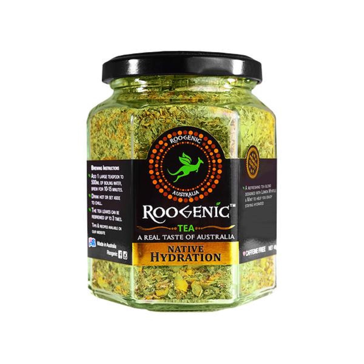 Roogenic Native Hydration (Myrtle & Mint) Tea Jars (35g)