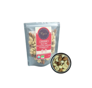 Organic Nuts Mix Almonds, Cashews & Hazelnuts