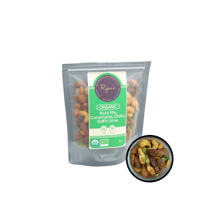 Organic Nuts Mix Calamansi, Chili, Kaffir Lime