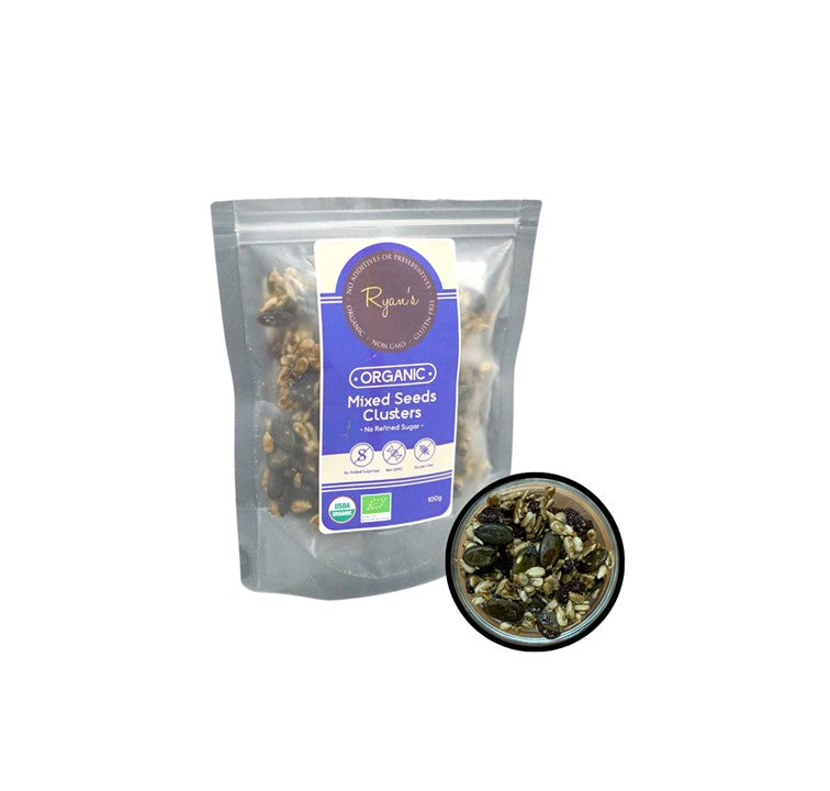 Organic Mixed Seeds Clusters No Refined Sugar