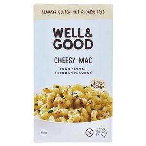 Well & Good Vegan Cheesy Mac Cheddar (110g)