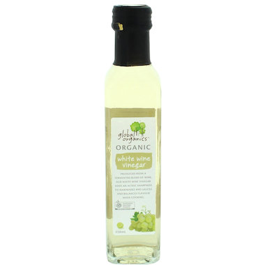 Global Organics White Wine Vinegar (250ml)