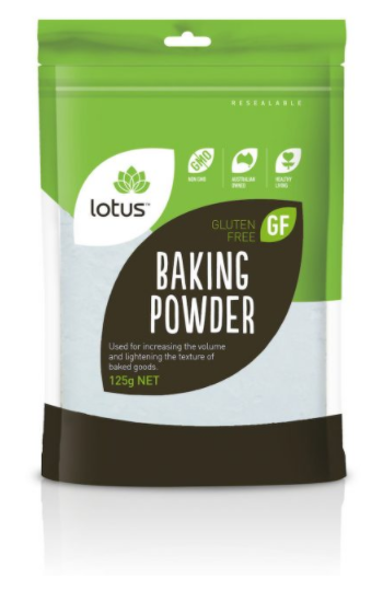 Lotus Gluten Free Baking Powder 125g