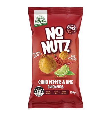 Left Field No Nutz Chilli Pepper & Lime Chickpea 100g