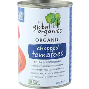 Global Organics Chopped Tomato (400g)