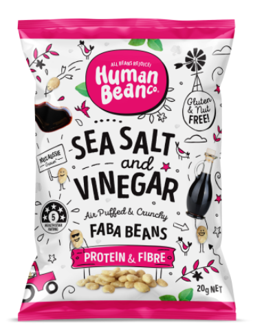 Human Bean Faba Beans - Sea Salt & Vinegar