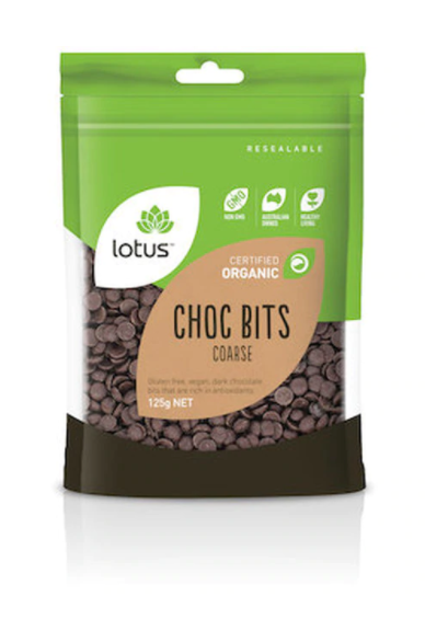 Lotus Choc Bits Coarse Organic (125g)