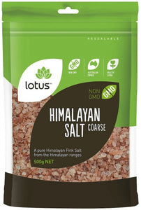 Lotus Salt Himalayan Pink Coarse (Bag) (500g)