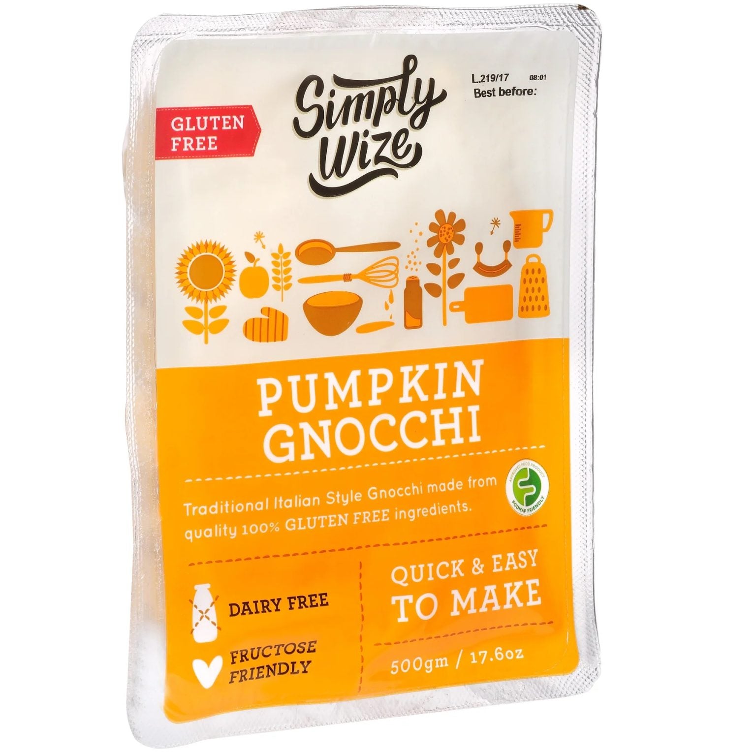 Simply Wize GF Pumpkin Gnocchi