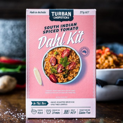 Turban Chopsticks South Indian Spiced Tomato Dahl