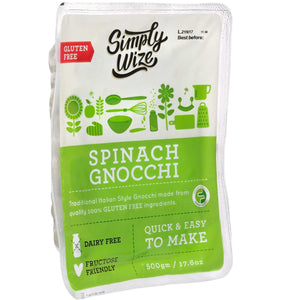 Simply Wize GF Spinach Gnocchi 500G